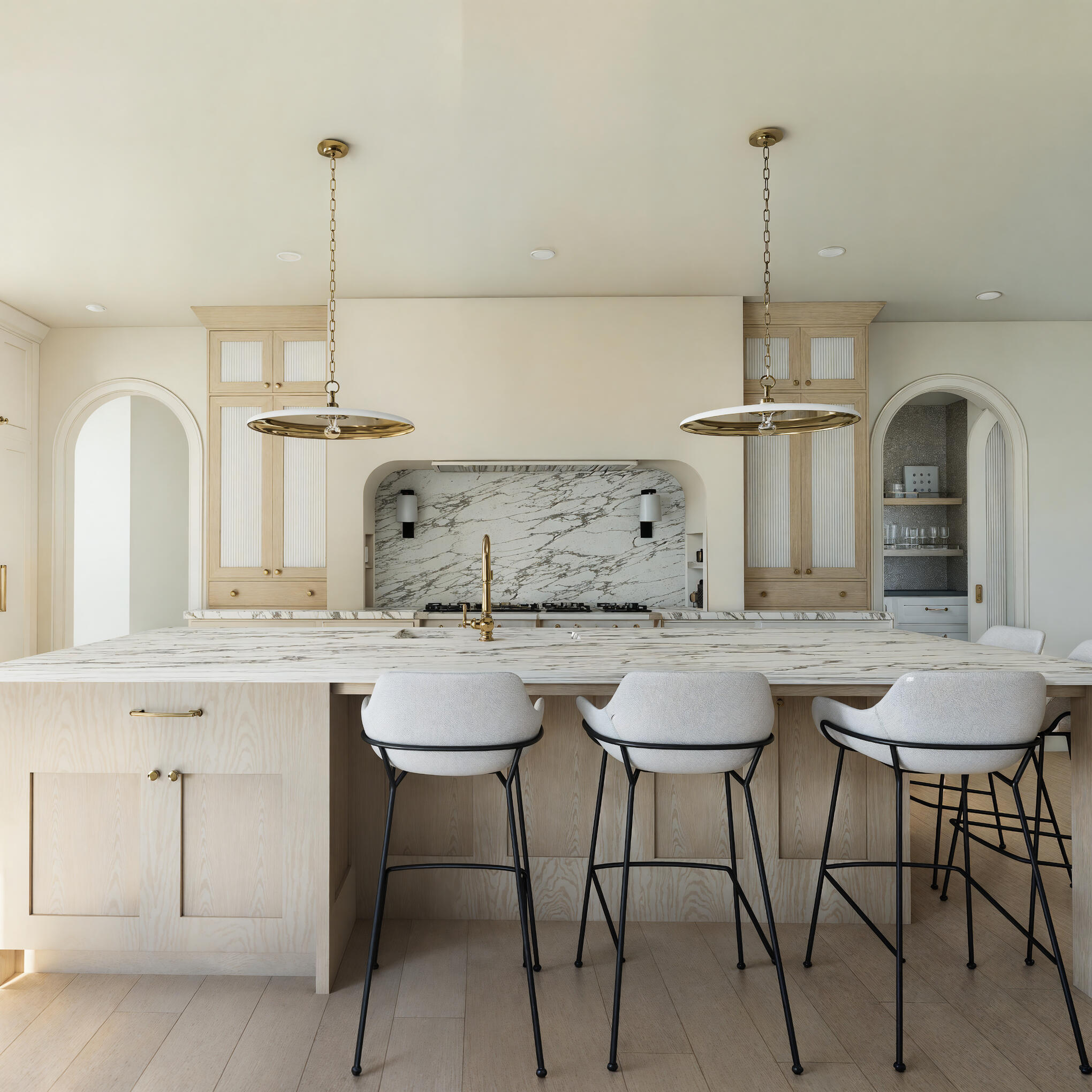 Soft Contemporary Kitchen